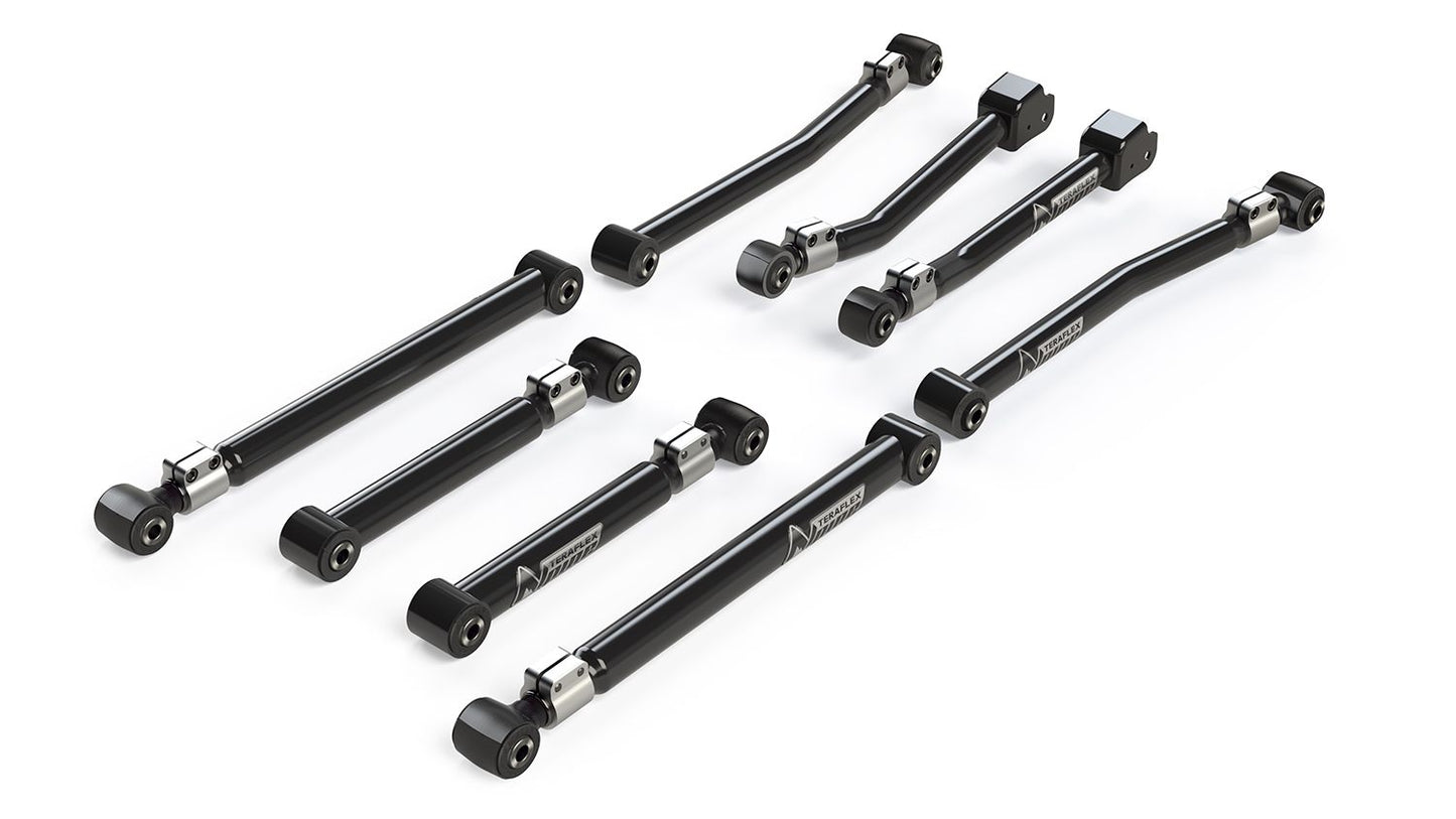 TeraFlex JT: Alpine Short Control Arm Kit – 8-Arm (0-4.5" Lift)