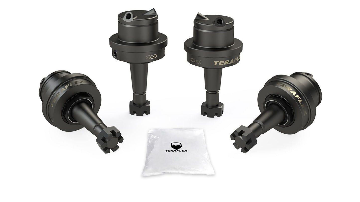 TeraFlex JL / JT: Dana 30/44 HD Ball Joint Kit w/out Knurl (2 Upper & 2 Lower)