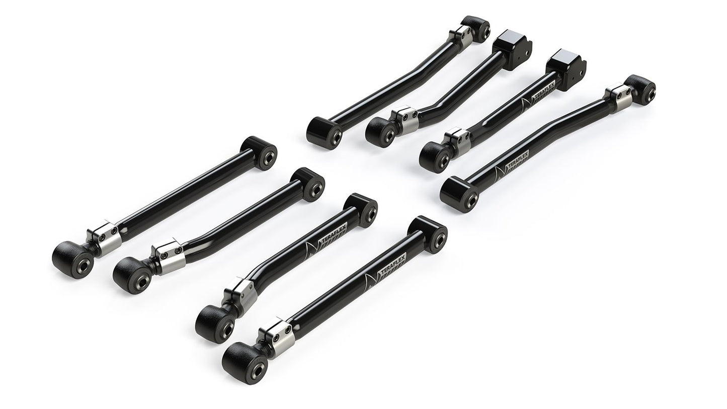 TeraFlex JL: Alpine Short Control Arm Kit – 8-Arm (0-4.5" Lift)